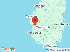 Map of Site Report: Diamond Falls Botanical Gardens, Saint Lucia